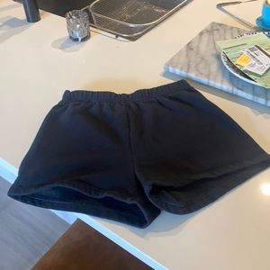 Aritzia active sweat shorts